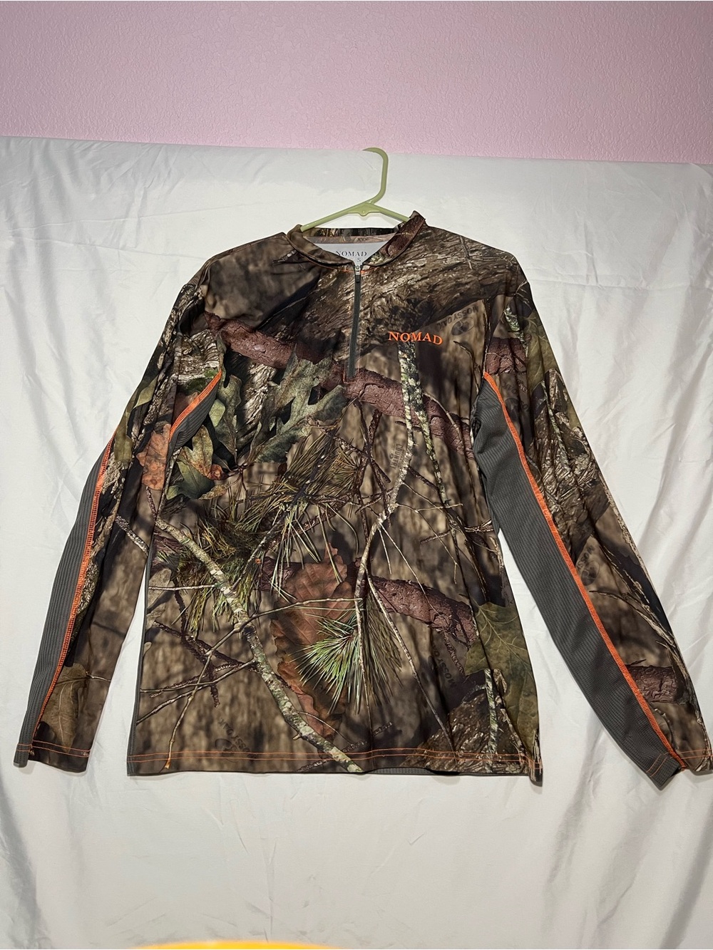 Nomad Men's Camo Long-Sleeve Performance Shirt - Brown, Green, Orange